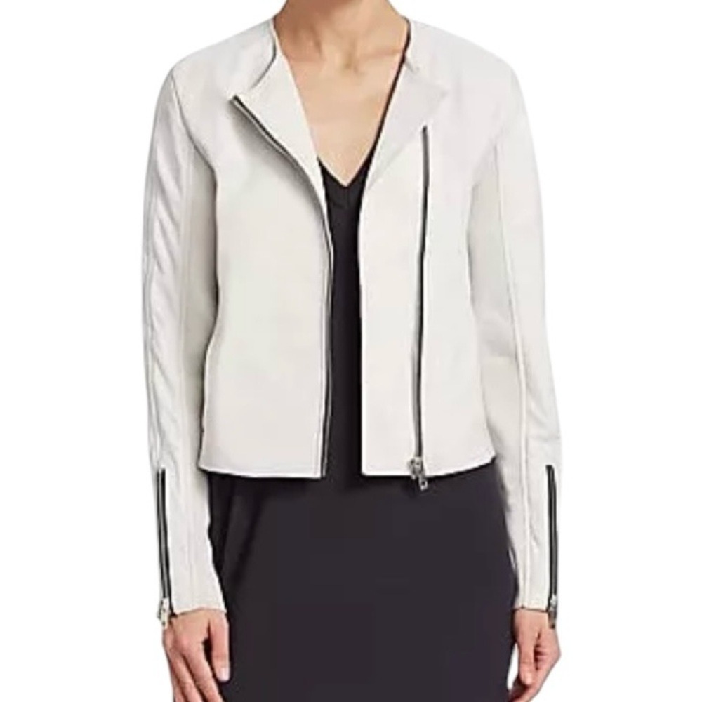 rag & bone Harrison Genuine Leather Ivory‎ NWT